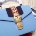 Gucci Blue Leather Sylvie Mini Bag