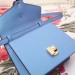 Gucci Blue Leather Sylvie Mini Bag