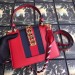 Gucci Red Leather Sylvie Mini Bag