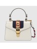 Gucci White Leather Sylvie Mini Bag