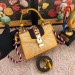 Gucci Gold Satin Sylvie Crystal Mini Bag