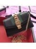 Gucci Black Sylvie Leather Mini Chain Bag