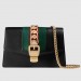 Gucci Black Sylvie Leather Mini Chain Bag