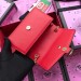 Gucci Red Sylvie Leather Mini Chain Bag