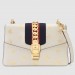Gucci White Sylvie Bee Star Small Shoulder Bag
