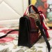 Gucci Brown Sylvie GG Velvet Small Shoulder Bag