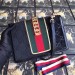 Gucci Black Sylvie GG Velvet Small Shoulder Bag