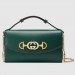 Gucci Zumi Mini Bag In Green Smooth Leather