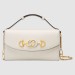 Gucci Zumi Mini Bag In White Smooth Leather