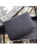 Gucci Zumi Pouch In Black Grainy Leather