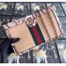 Gucci Ophidia Natural Straw Small Shoulder Bag