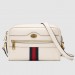 Gucci Ophidia Mini Bag In White Leather