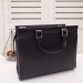 Gucci Zumi Medium Top Handle Bag In Black Calfskin