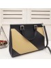 Gucci Zumi Medium Top Handle Bag In Stripe Calfskin