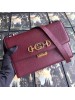 Gucci Zumi Small Shoulder Bag In Bordeaux Grainy Leather