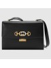 Gucci Zumi Small Shoulder Bag In Black Grainy Leather