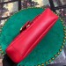 Gucci Red GG Marmont Medium Matelasse Shoulder Bag