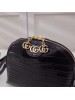 Gucci Black Ophidia Crocodile Small Shoulder Bag