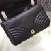 Gucci Black GG Marmont Medium Matelasse Shoulder Bag