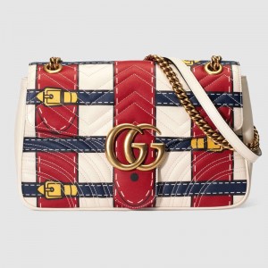 Gucci GG Marmont Medium Trompe loeil Shoulder Bag