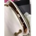 Gucci White GG Marmont Medium Studs Shoulder Bag