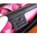 Gucci Black GG Marmont Medium Velvet Should Bag