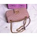 Gucci Dusty Pink GG Marmont Small Matelasse Shoulder Bag