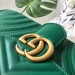 Gucci Green GG Marmont Small Matelasse Shoulder Bag