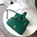 Gucci Green GG Marmont Small Matelasse Shoulder Bag