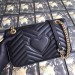 Gucci Black GG Marmont Small Matelasse Shoulder Bag