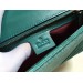 Gucci Green GG Marmont Small Velvet Shoulder Bag