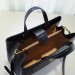 Gucci Black GG Marmont Medium Matelasse Top Handle Bag