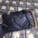 Gucci Black GG Marmont Mini Matelasse Shoulder Bag