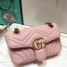 Gucci Pink GG Marmont Mini Matelasse Shoulder Bag