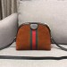 Gucci Brown Ophidia Suede Small Shoulder Bag