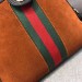 Gucci Brown Ophidia Suede Small Shoulder Bag