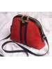 Gucci Red Ophidia Suede Small Shoulder Bag