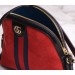 Gucci Red Ophidia Suede Small Shoulder Bag