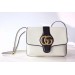 Gucci Arli Medium Shoulder Bag In White Leather