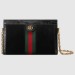 Gucci Black Suede Ophidia Small Shoulder Bag