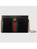 Gucci Black Suede Ophidia Small Shoulder Bag