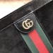 Gucci Black Suede Ophidia Small Shoulder Bag