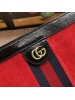 Gucci Red Suede Ophidia Small Shoulder Bag