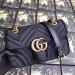 Gucci Black GG Marmont Mini Velvet Shoulder Bag