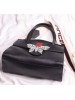 Gucci Black GucciTotem Medium Top Handle Bag