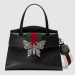 Gucci Black GucciTotem Medium Top Handle Bag