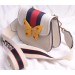 Gucci Ivory GucciTotem Butterfly Small Shoulder Bag