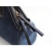 Gucci Navy Suede RE(BELLE) Medium Top Handle Bag