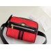 Gucci Small Ophidia Belt Bag In Red Suede Leather