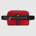 Gucci Small Ophidia Belt Bag In Red Suede Leather